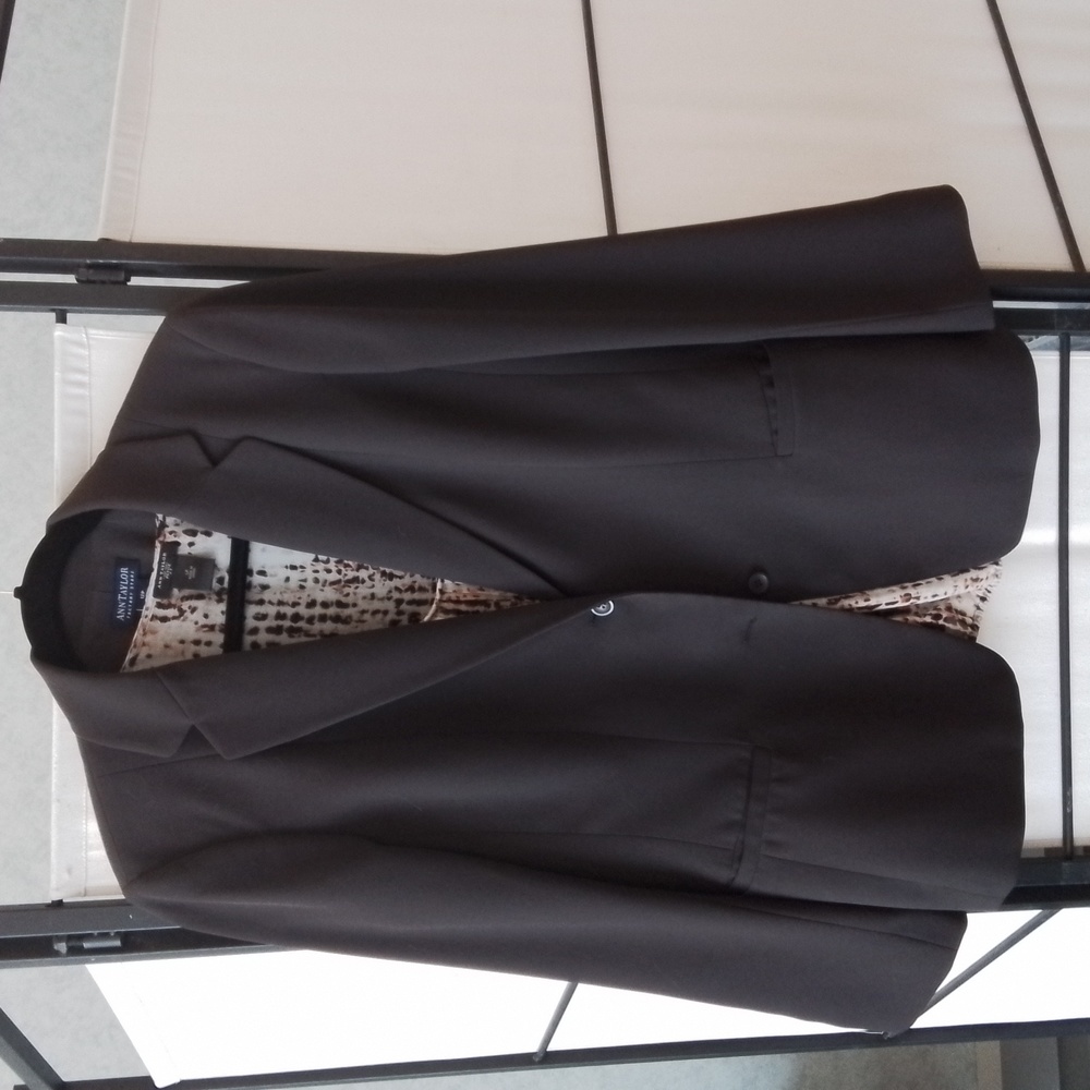 3 piece brown Ann Taylor business suit